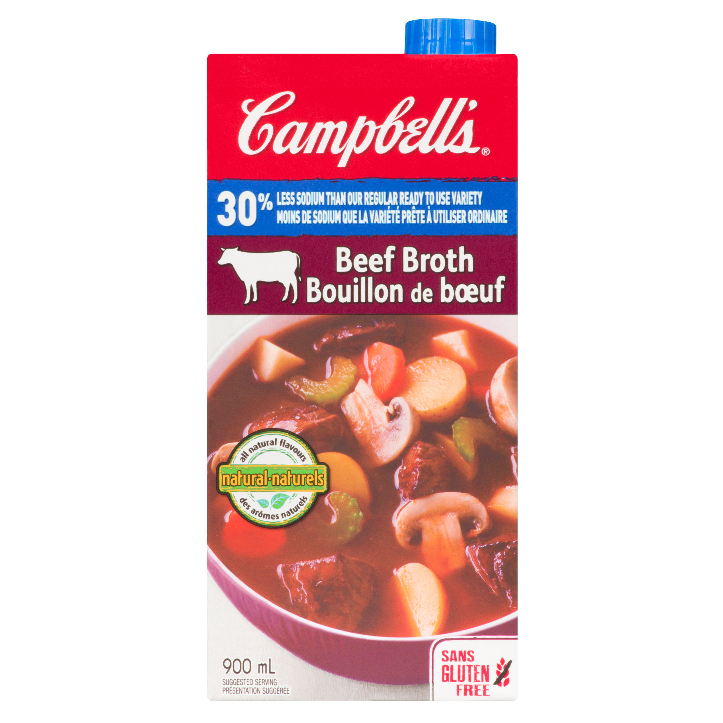 Campbell's Beef Broth 30% LS (900ml)