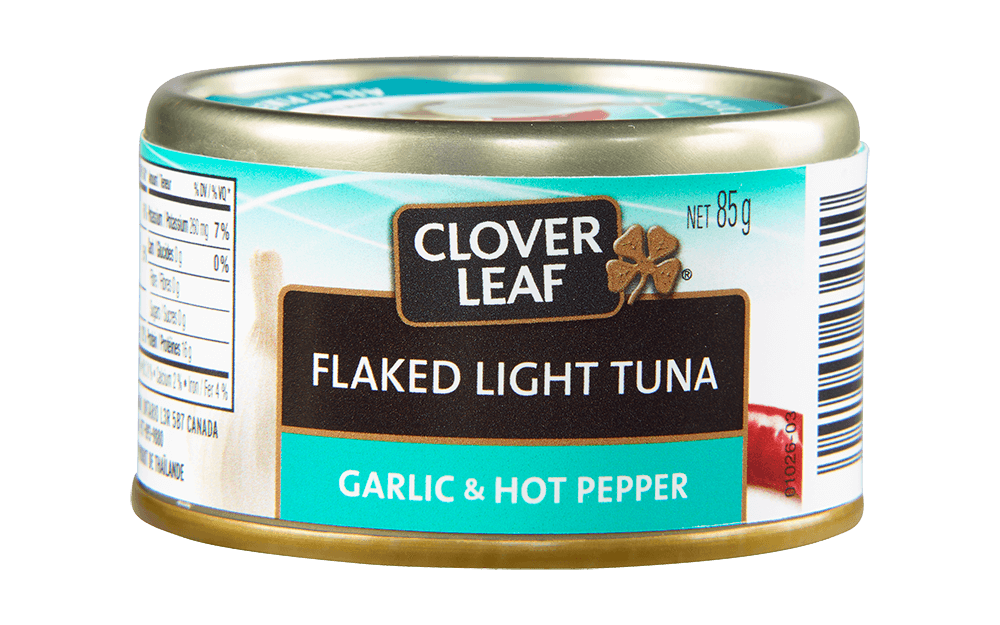 Clover Leaf Flaked Light Tuna Garlic&Hot Pepper (85g)