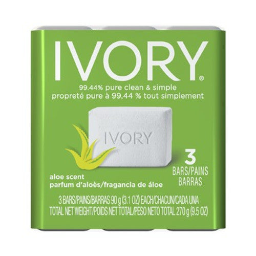 Ivory Bar Aloe (3x90g)