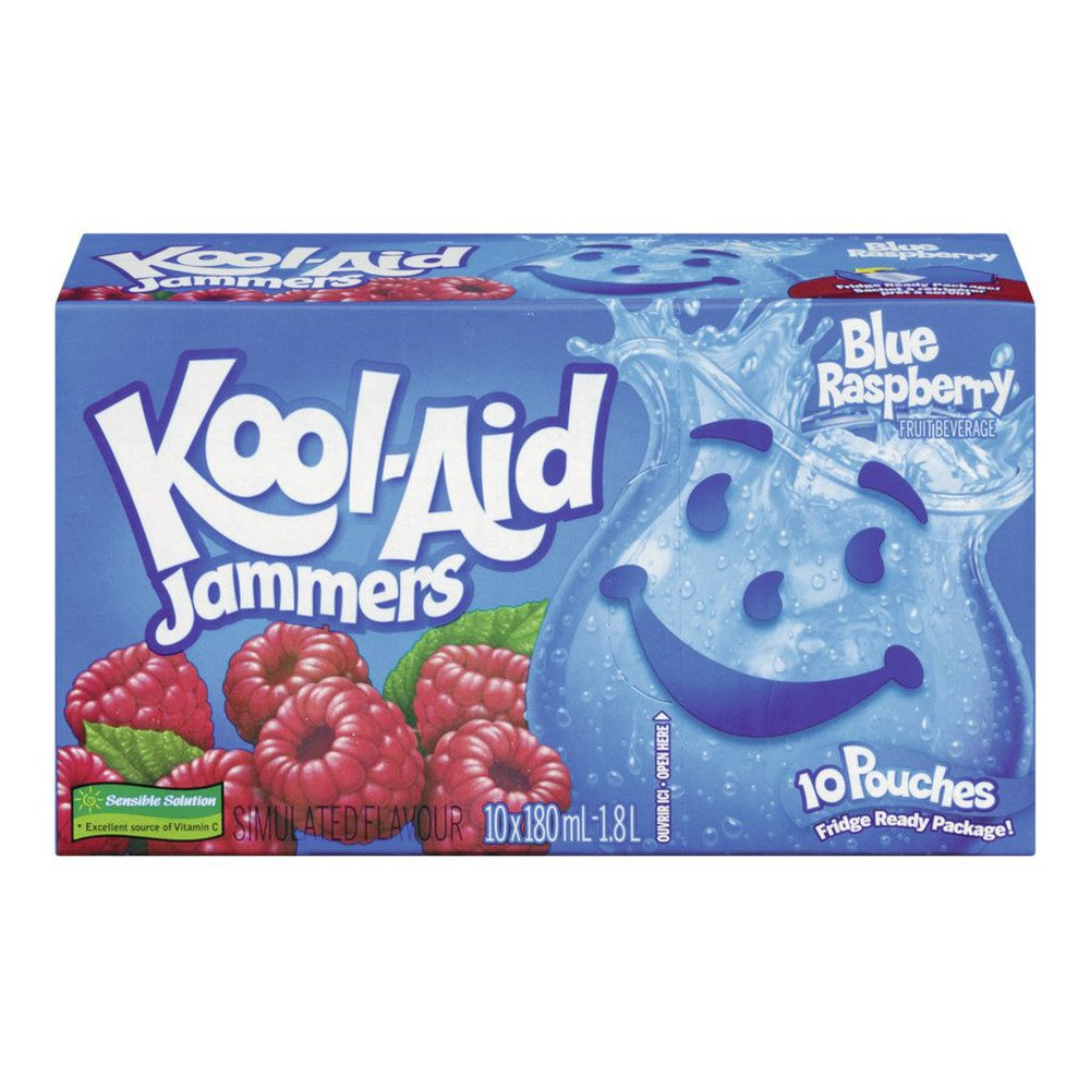 Kool-Aid Jammers 蓝莓味 (10x180ml)