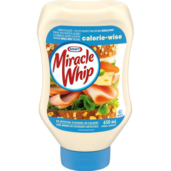 Crème fouettée Miracle Whip de Kraft (650 ml)