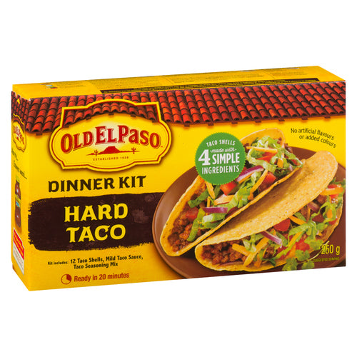 Kit dîner pour tacos durs Old El Paso (250 g)