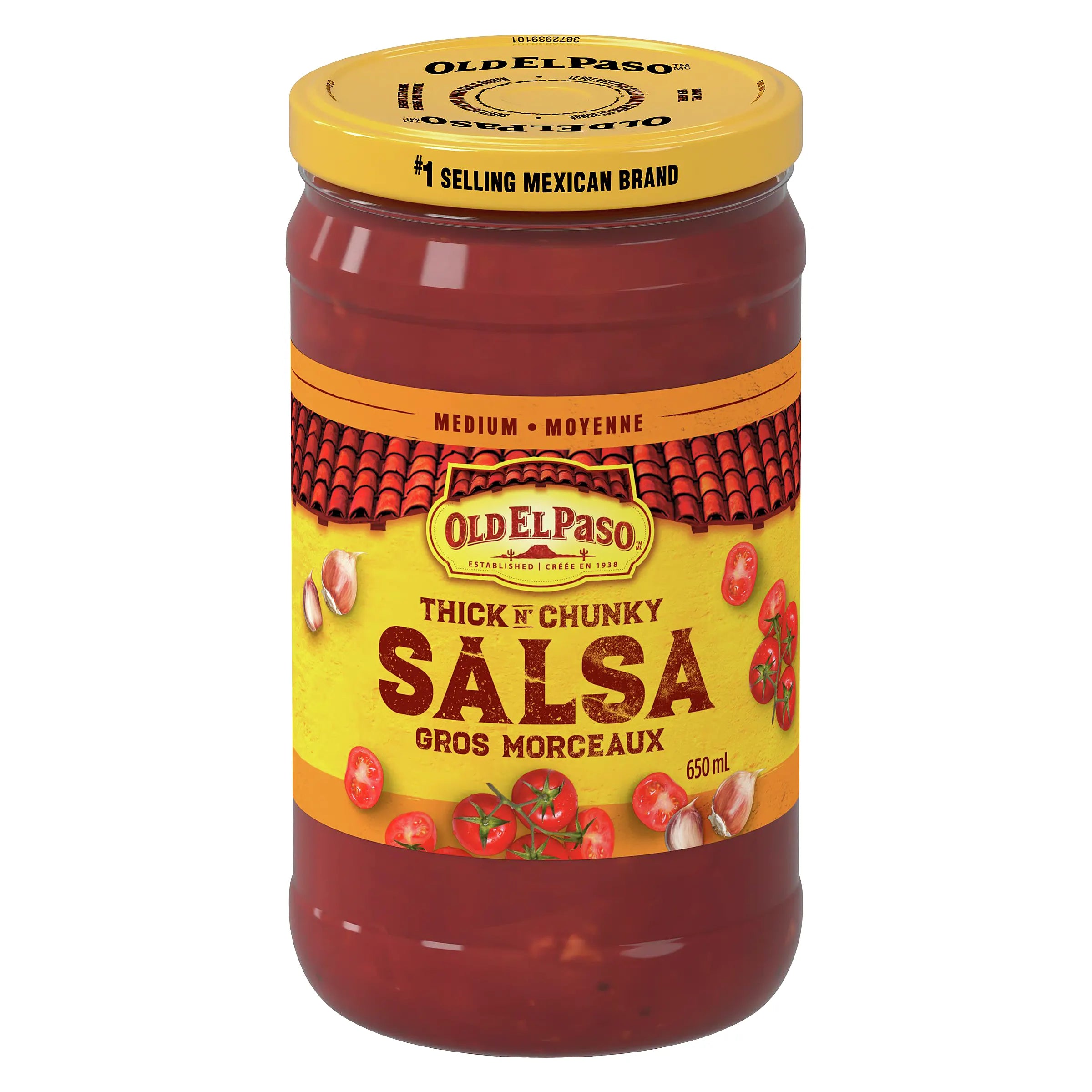 Old El Paso Salsa Medium Thick N Chunky (650ml)