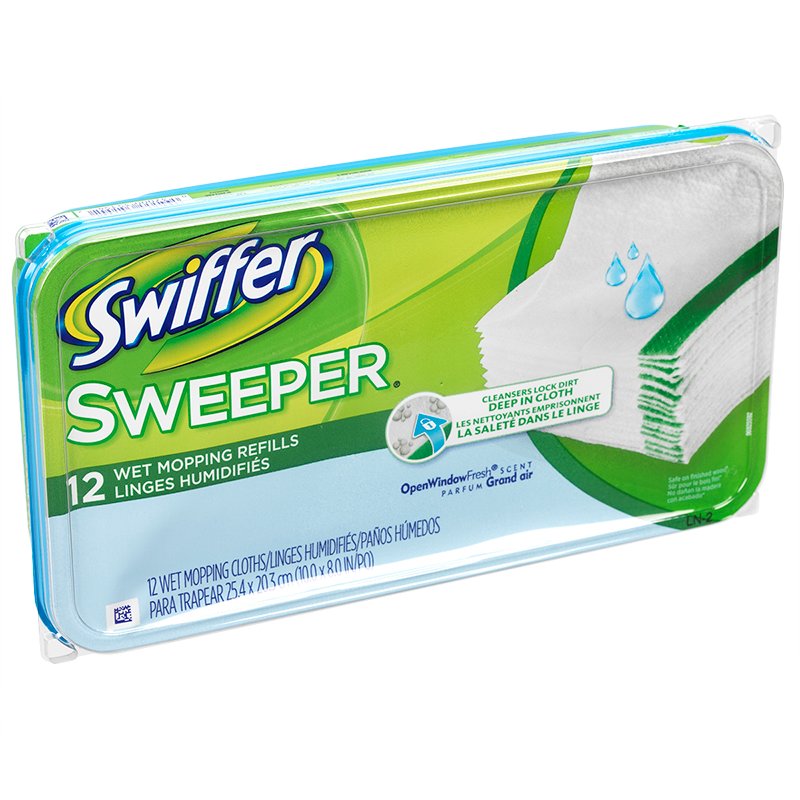 Swiffer Wet Cloths Sweeper LVC(12's)