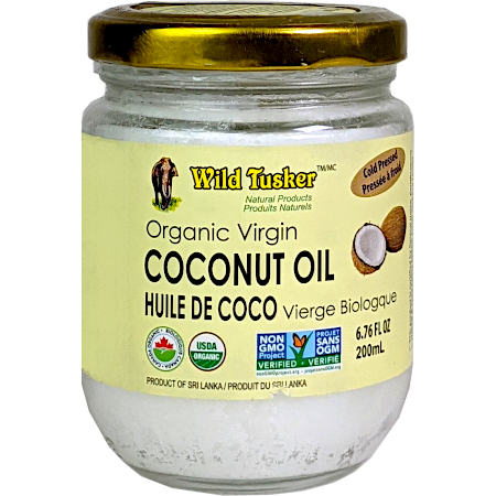 Wild Tusker Org Virgin Coconut Oil Small (200ml)