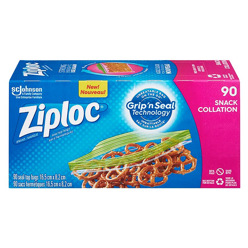 Ziploc Brand Bags Snack (90ct)